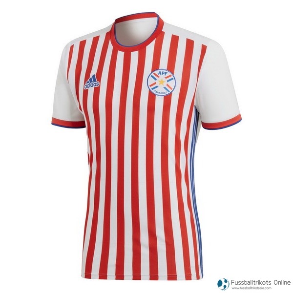 Paraguay Trikot Heim 2018 Rote Fussballtrikots Günstig